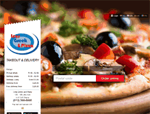 Tablet Screenshot of leesgreekandpizza.com